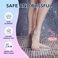 100% fait à la main en gros de luxe huile essentielle ingrédients naturels nettoyage douche vapeur arôme