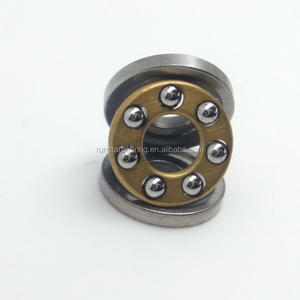 Miniatur SF3-8m baja tahan karat presisi tinggi 3x8x3.5 bantalan bola baris tunggal dorong mikro untuk mesin industri - Product Image 1