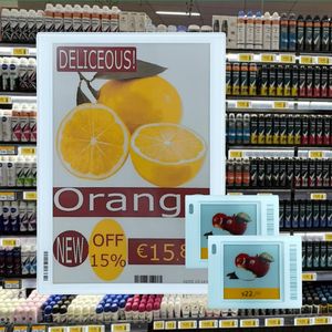 Système d'étiquettes de prix numériques de 1,54 pouce, fabricant, écran E-ink, Epaper, ESL, BT, étiquette de prix pour magasin, étiquette de rayon électronique, étiquette E-Eaper - Product Image 1