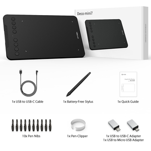 Tablette graphique numérique multifonctionnelle <span class=keywords><strong>XP</strong></span>-<span class=keywords><strong>Pen</strong></span> Deco Mini7 - Product Image 1