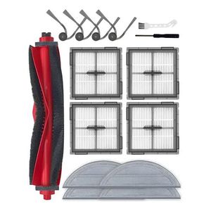 Paquete de 15 piezas para <span class=keywords><strong>robot</strong></span> aspirador Roborock Q10 X5 / X5+ / PF / <span class=keywords><strong>P</strong></span>+ / Q8+: Rodillo principal, cepillo lateral, filtro HEPA, bolsa de fregado y piezas de repuesto - Product Image 1