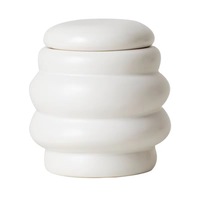 Bougies parfumées fortes personnalisées sans étiquette pot vide bougie parfumée naturelle en céramique de forme spéciale pour la décoration de la maison