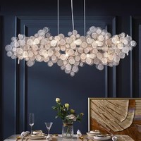 Nouveau design breveté de chambre à coucher intelligente salon or luxe cristal lustres à led modernes suspension de cuisine moderne