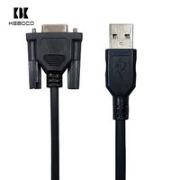 Cable de Datos USB a Macho a Hembra Db9 para Escáner de Código de Barras, Cable USB de 3 Metros para DS457 RS232
