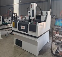 Machine de gravure sur métal professionnelle robuste AR6060 avec structure de lit de tour en fonte pour le fraisage de l'aluminium et du cuivre