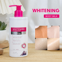 Lait Corporel Éclaircissant à la Niacinamide, Vitamine C et Vitamine E pour un Teint Unifié sur Peaux Caramel et Brunes – Crème Lotion Blanchissante pour le Corps