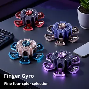 ของเล่นหมุนนิ้วมือแบบแปลงรูปได้สุดสร้างสรรค์  ไจโรหมุนบนโต๊ะสุดเท่ สำหรับผู้ใหญ่และเด็ก  ของเล่นพลาสติกคลายเครียด - Product Image 2
