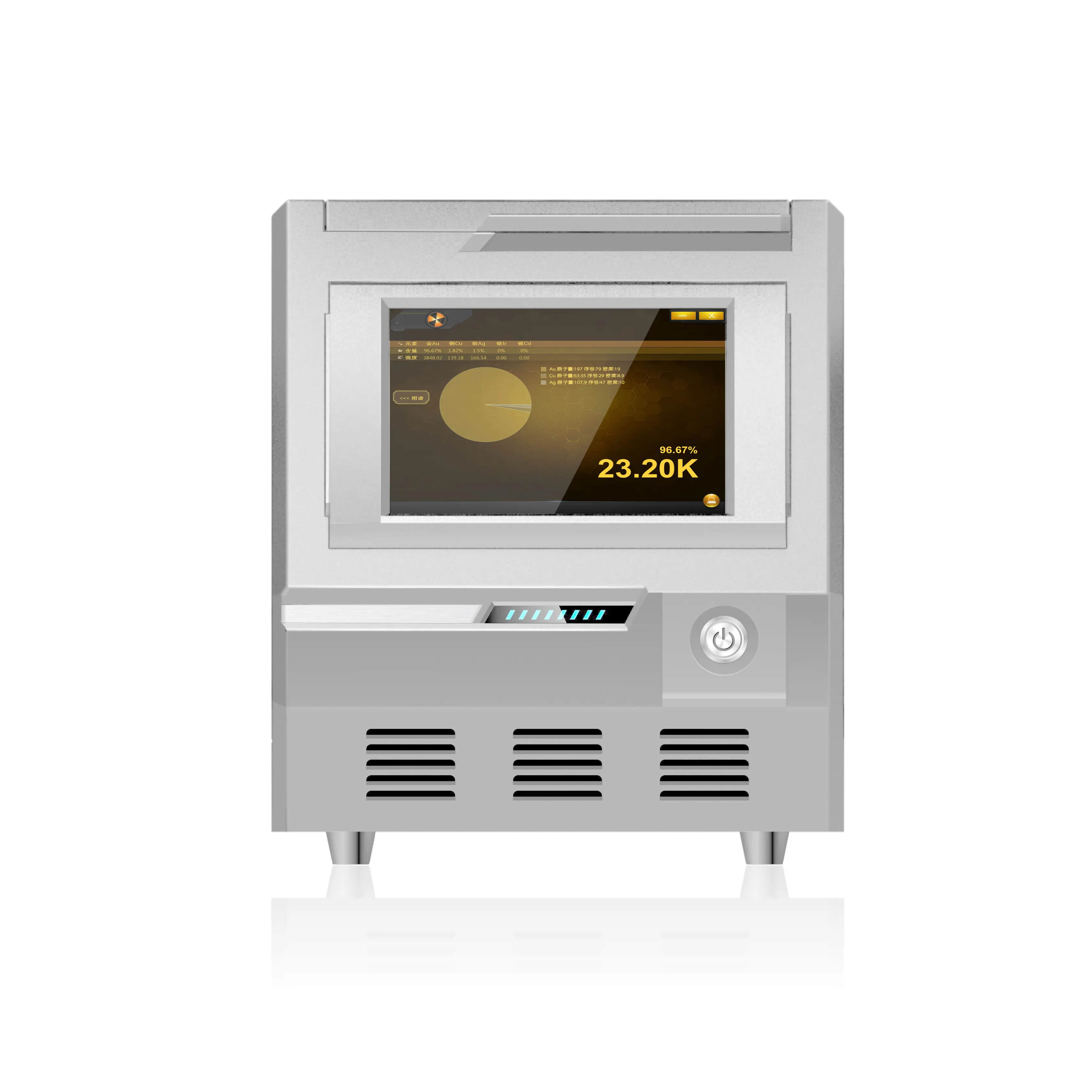 EXF9630 prezzo all'ingrosso Xrf analizzatore prezzo macchina di prova di purezza dell'oro di alta qualità macchina Tester d'oro per oro argento