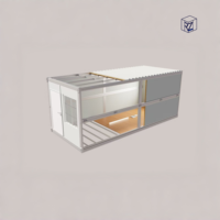 Ray-Zen 20ft Bewegliches Faltbares Vorgefertigtes X-Typ Containerhaus mit Modernem Design für Heim, Büro & Hotel-Lagerung