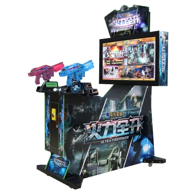Coin Operated 42 LCD Ultra Firepower 3 in 1 Gun Shooting Simulator Arcade Game Machine