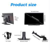 Pantalla Carplay de 9 pulgadas, inalámbrica y Android, pantalla táctil automática, cámara trasera, Radio MP5, reproductor de vídeo