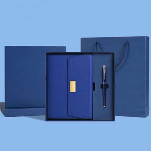 Ideas de Productos Nuevos 2025, Cuaderno de Cuero Corporativo al por Mayor, Agenda A5 de Lujo Personalizable, Juego de Regalo con Memoria USB - Product Image 2