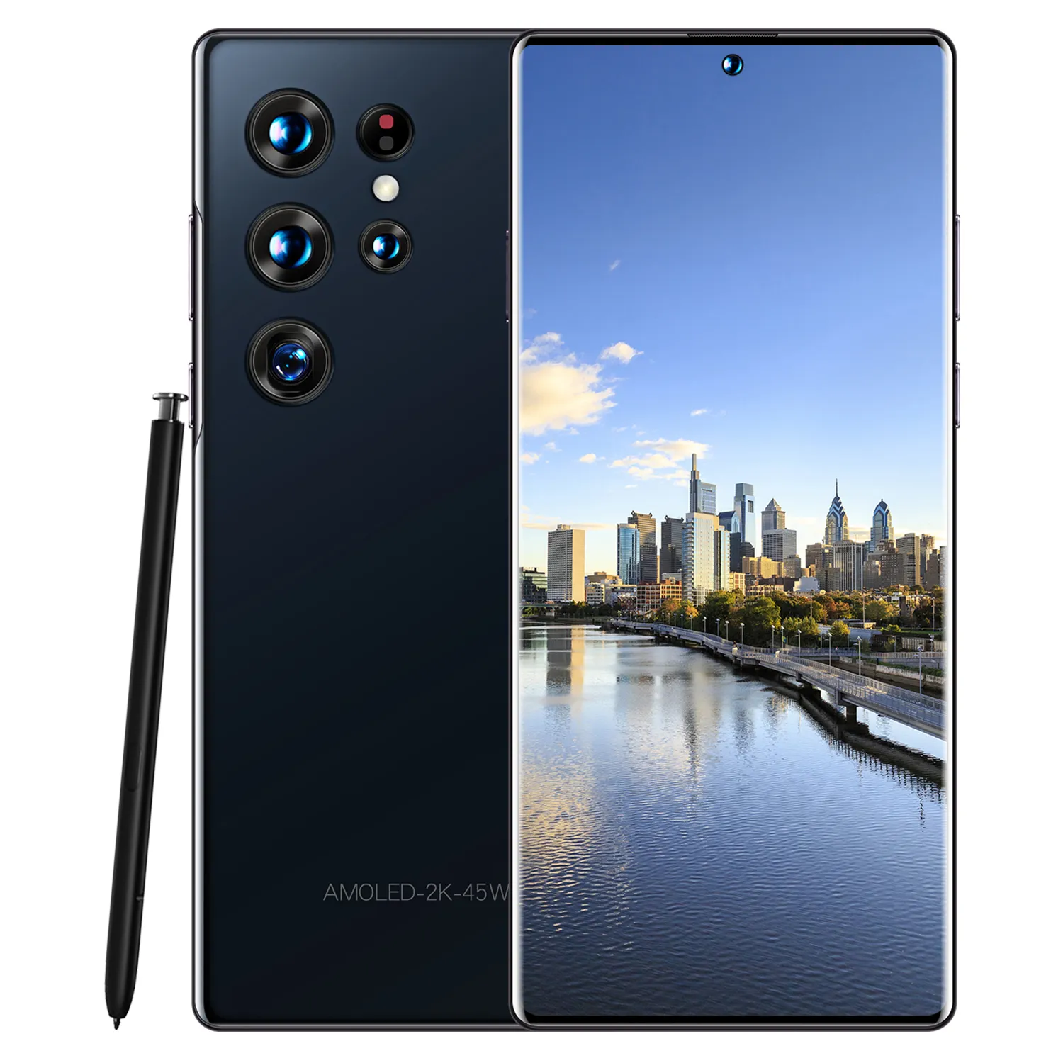 2022 Hot Sell Neue S22 ULTRA PHONE Globale Version Smartphone 5G 16GB 512GB Gesicht Entsperren 7,3 Zoll Handy Gaming Handy
