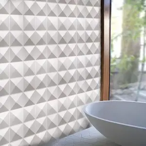 2024 Venda imperdível papel de parede moderno para sala de estar painéis de parede em relevo 3D painéis de parede brancos 3D adequados para decoração de paredes interiores