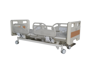 Cama Médica Hospitalaria GINEE con Freno de Control Central de Cinco Funciones y Conexión Suave, Cama Ajustable para Pacientes para Uso Clínico - Product Image 4
