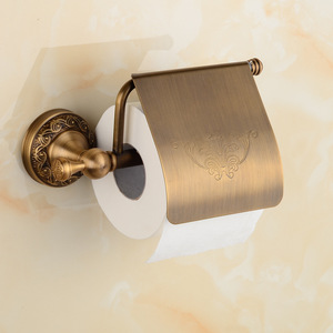 Porte-serviettes de haute qualité en bronze antique, porte-serviettes mural, toilettes, accessoires de salle de bain en laiton massif - Product Image 3