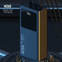 Kit de charge ultra-portable sans batterie 40W (étui + carte mère) – Bloc d'alimentation bidirectionnel USB Type-C haute capacité