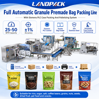 Machine d'emballage automatique horizontale pour sachets préformés Doypack de café en granulés, viande séchée, aliments pour chiens