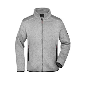 Veste en polaire tricotée pour homme, merchandising personnalisé - Product Image 3