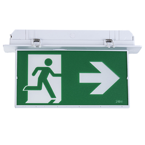 थोक में आपातकालीन निकास साइन लाइट, रिचार्जेबल छत/दीवार माउंट, अग्नि सुरक्षा निकास प्रकाश, इनडोर वाणिज्यिक - Product Image 2