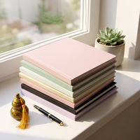 Cuaderno de Tapa Dura con Logotipo Personalizado, Cuaderno de Tapa Dura de PU Impermeable para Negocios, Oficina, Estudiantes, Regalo Corporativo