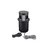 Nouvelle prise Pop up pour cuisine 4 prises de courant cachées pour interrupteur de table prises de levage pneumatiques avec charge sans fil 15W et USB Type C