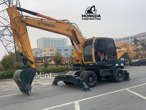Excavadora de ruedas Hyundai usada, excavadora de ruedas de segunda mano Hyundai 210w-9 210, R210W 21ton, a la venta - Product Image 3