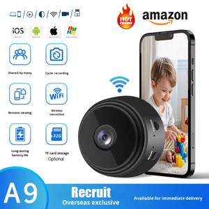 Caméra A9 hd Batd <span class=keywords><strong>sans</strong></span> <span class=keywords><strong>fil</strong></span> 1080P, mini caméra magnétique Wifi pour la maison avec application, caméra de sécurité CCTV, micro caméra de <span class=keywords><strong>surveillance</strong></span>, petite caméra - Product Image 3