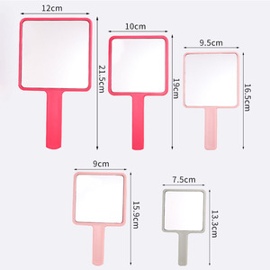 Zonyin Wholesale 5 Sizes Custom Logo Square <strong>Handheld</strong> <strong>Mirror</strong> Portable Small Makeup <strong>Mirror</strong> Compact Cosmetic <strong>Mirror</strong> with Logo - Product Image 1