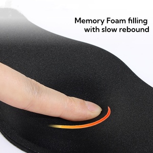 Customizable Soft Foam Rubber Base Ergonomic Keyboard and <b>Mouse</b> Wrist Rest Set for Office Typing Gaming - Product Image 3