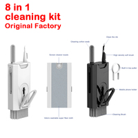 Kit de nettoyage Great Roc 8 en 1 avec stylo de nettoyage pour écouteurs, outil de retrait des touches de clavier, support de téléphone, kit de nettoyage pour appareils électroniques