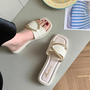 Nuovi sandali piatti da donna di lusso Casual Open Toe Beach Designer sul mare per donna e donna - Product Image 2