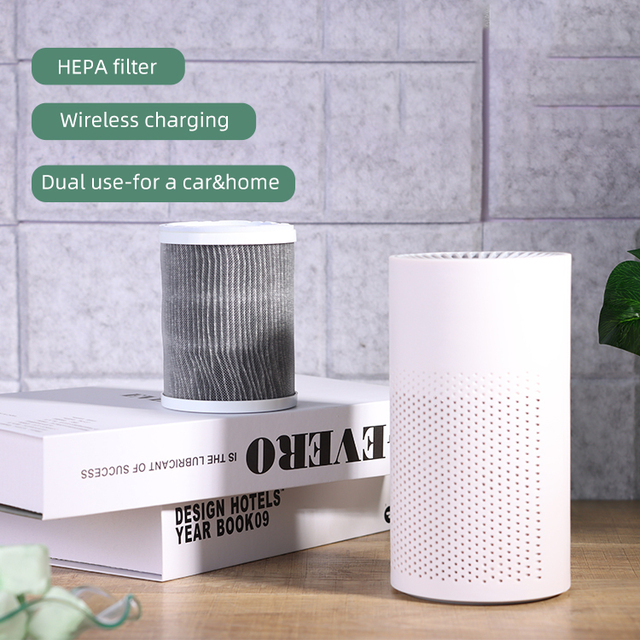 Best Selling Table Top White Air Cleaner Car Portable Filter Air Purifier for Smoke Purifier Purificateur Dair
