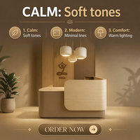 Comptoir moderne et minimaliste pour petite boutique, salon de beauté, magasin de vêtements, bar de pâtisserie, réception d'entreprise, caisse enregistreuse