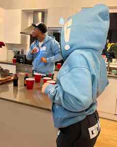 Yingling graphique surdimensionné coton lourd sweat épais sérigraphié sweat à capuche zippé polaire recadrée Boxy sweats à capuche zippés hommes - Product Image 4