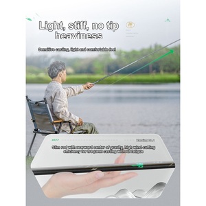 Caña de Pescar Genuina Handing No 1 para Carpa Crucian, Ultraligera, Ultra Resistente, de Carbono, Acción 37, Oficial - Product Image 5