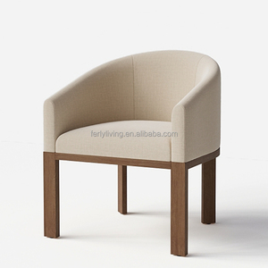 Ferly hiện đại hoàn chỉnh đồ nội thất phòng khách Vòng rắn gỗ bàn ăn đặt 4 ghế - Product Image 5