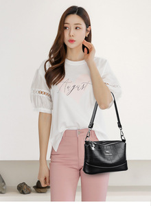 New Fashion <b>Soft</b> Pu <b>Leather</b> Crossbody <b>Bag</b> Multi Pocket Purses and Handbag Ladies Lightweight Travel Shoulder <b>Bag</b> - Product Image 2