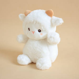 Adorabile Peluche di Pecora Bianca all'Ingrosso, Animale di Peluche Morbido e Carino, <span class=keywords><strong>Regalo</strong></span> di Compleanno - Product Image 6