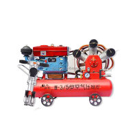 Compresor de Aire Diésel Kaishan W-3.0/5, Compresor de Aire Portátil de Pistón de 5 Bares para Minería con Martillo Neumático