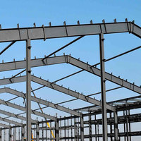 Servicios de Soldadura, Corte y Doblado de Estructuras de Acero Ligero Duraderas de Grado S355/Q235/Q345, Venta Directa de Fábrica