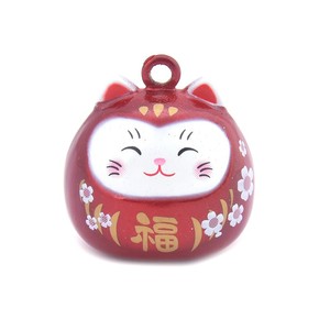 Japanische Messing-Glücksglocke, Niedliche Traumhafte Kleine <span class=keywords><strong>Cartoon</strong></span>-Katze, Hängende DIY-Glöckchen für Handy-Schlüsselanhänger-Zubehör - Product Image 4