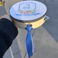 Tambourin à main pour fête musicale, église, cadeau, prix de gros, tambourin de mariage, bruiteur, tambourin à main, prix
