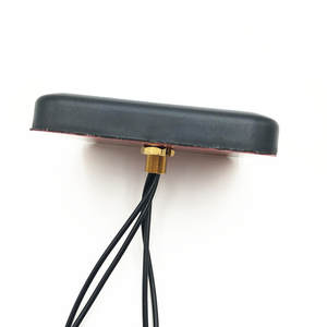 big size 107*86*17.5mm wifi gps 2*lte <b>square</b> base mount screw car antenna with cable and sma male connector - Product Image 1