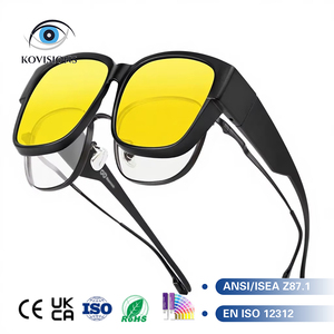 <span class=keywords><strong>Lunettes</strong></span> de soleil polarisées UV400 de vision nocturne FitOver, surdimensionnées, enveloppantes, <span class=keywords><strong>pour</strong></span> <span class=keywords><strong>la</strong></span> conduite, <span class=keywords><strong>pour</strong></span> les porteurs de <span class=keywords><strong>lunettes</strong></span> de vue - Product Image 1