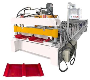 3 립 PPGI 컬러 스틸 루핑 시트 만들기 기계 금속 사이딩 롤 성형 기계 - Product Image 3