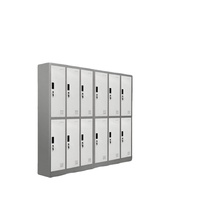 Armoire de rangement verticale en acier à 5 niveaux Youbai, 5 portes, démontable, durable, écologique, pour salle de sport, école, bureau, salle du personnel