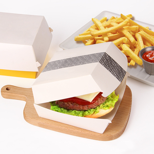Custom Burger Disposable Burger Box Custom Printed Hamburger Boxes Disposable Burger Packaging