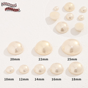 Perles en résine plastique Nantong Half Moon, colorées, haute brillance, pour la création de bijoux et accessoires DIY - Product Image 2
