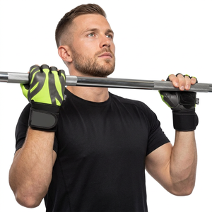 Customized High Quality Polyester Half Finger Lightweight Non-Slip Workout <b>Gloves</b> <b>for</b> <b>Men</b> Women Stylish Sports Gym Weightlifting - Product Image 1